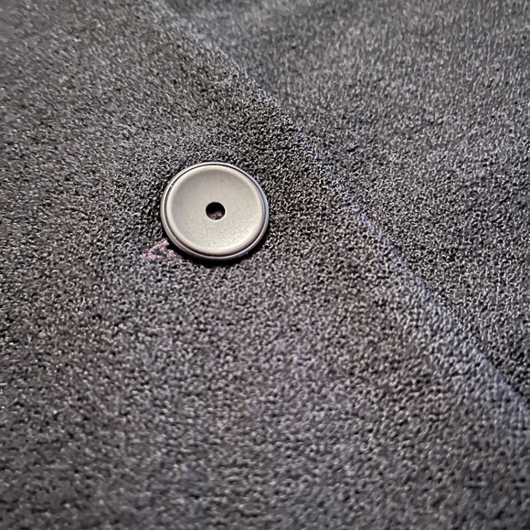 Eileen Fisher Single Button Wool CrepeCardigan Sweater - Picture 8 of 9